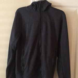 Adidas Outdoor Hoodie zip sweater Charcoal Small